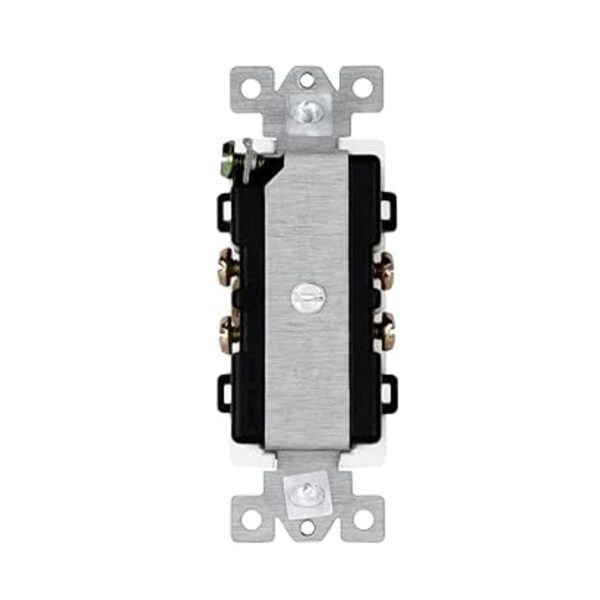 ENERLITES Interruptor decorativo de doble paleta tipo
