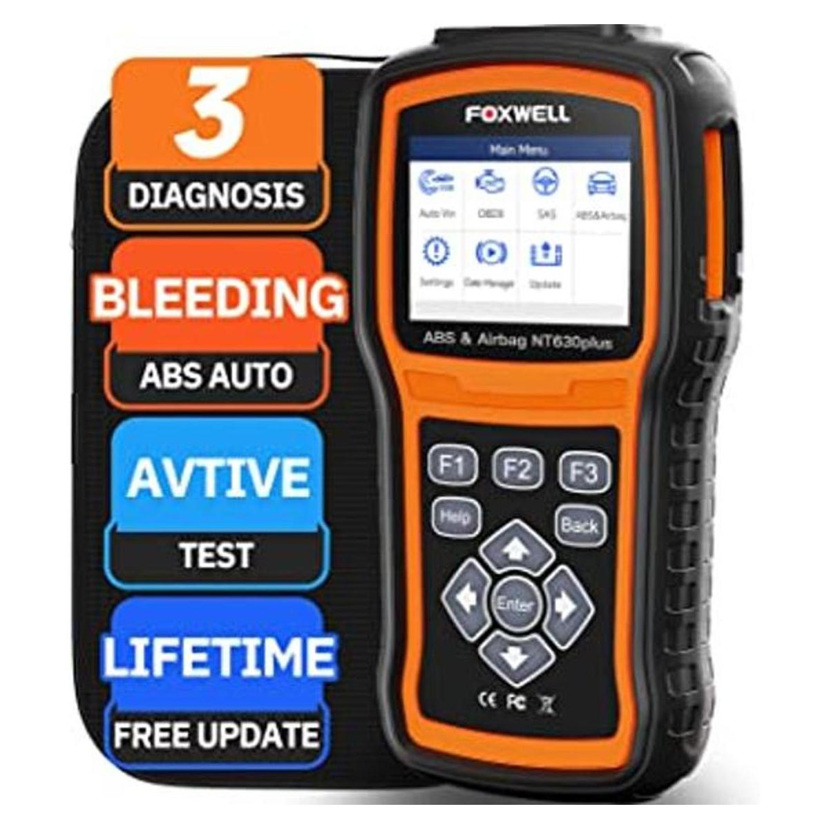 Foxwell NT630 Plus Escáner OBD2 con sangrado automático