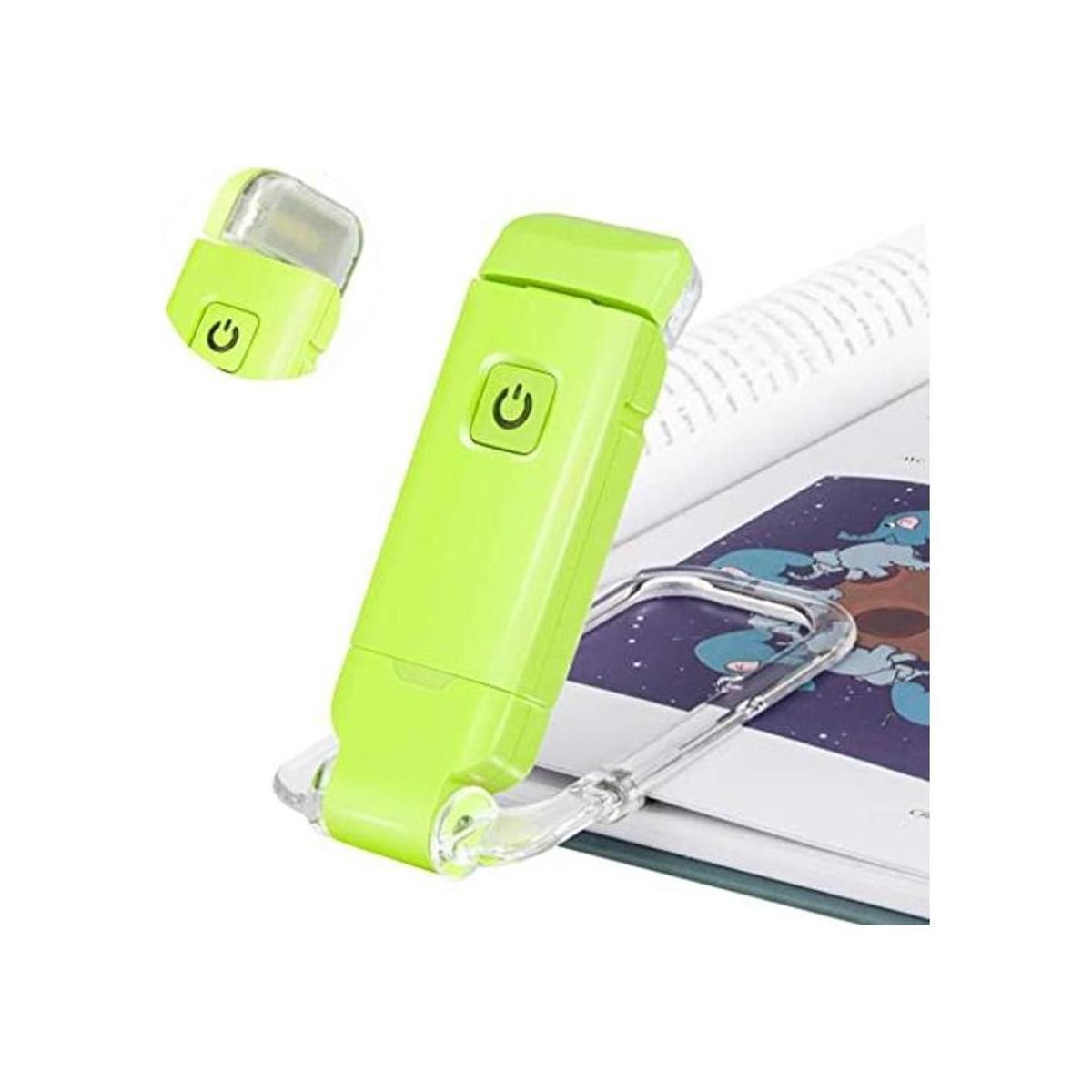 BIGMONAT Luz de lectura recargable con clip para libros