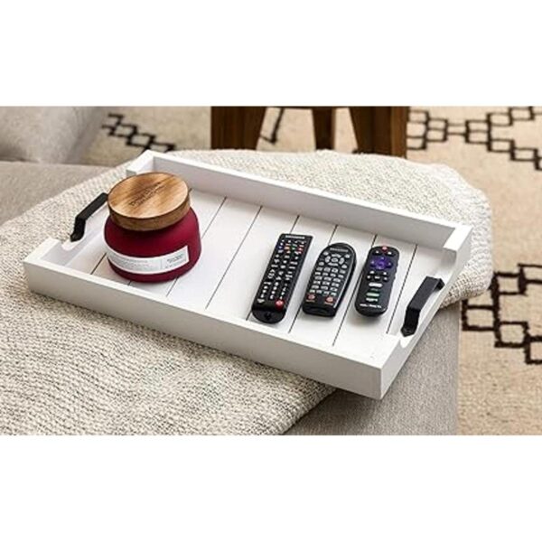 Bandeja grande decorativa de madera para mesa Bandeja
