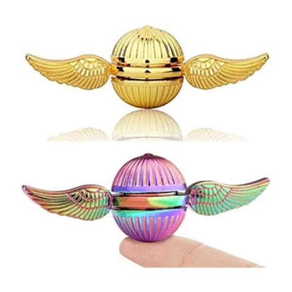 Golden Wizard Fidget Spinners de metal regalos giratorios_1