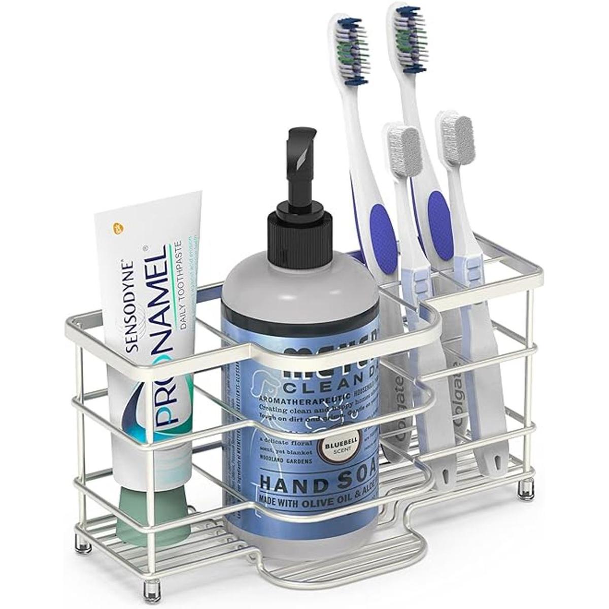 Linkidea Soporte de cepillo de dientes ventilado para