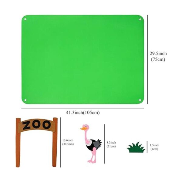 Craftstory Juego de tablas de fieltro de animales del_4