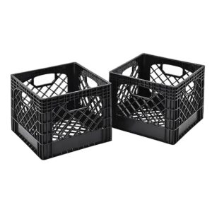 Juggernaut Storage Caja de leche negra de 11 x 13 x 13_1