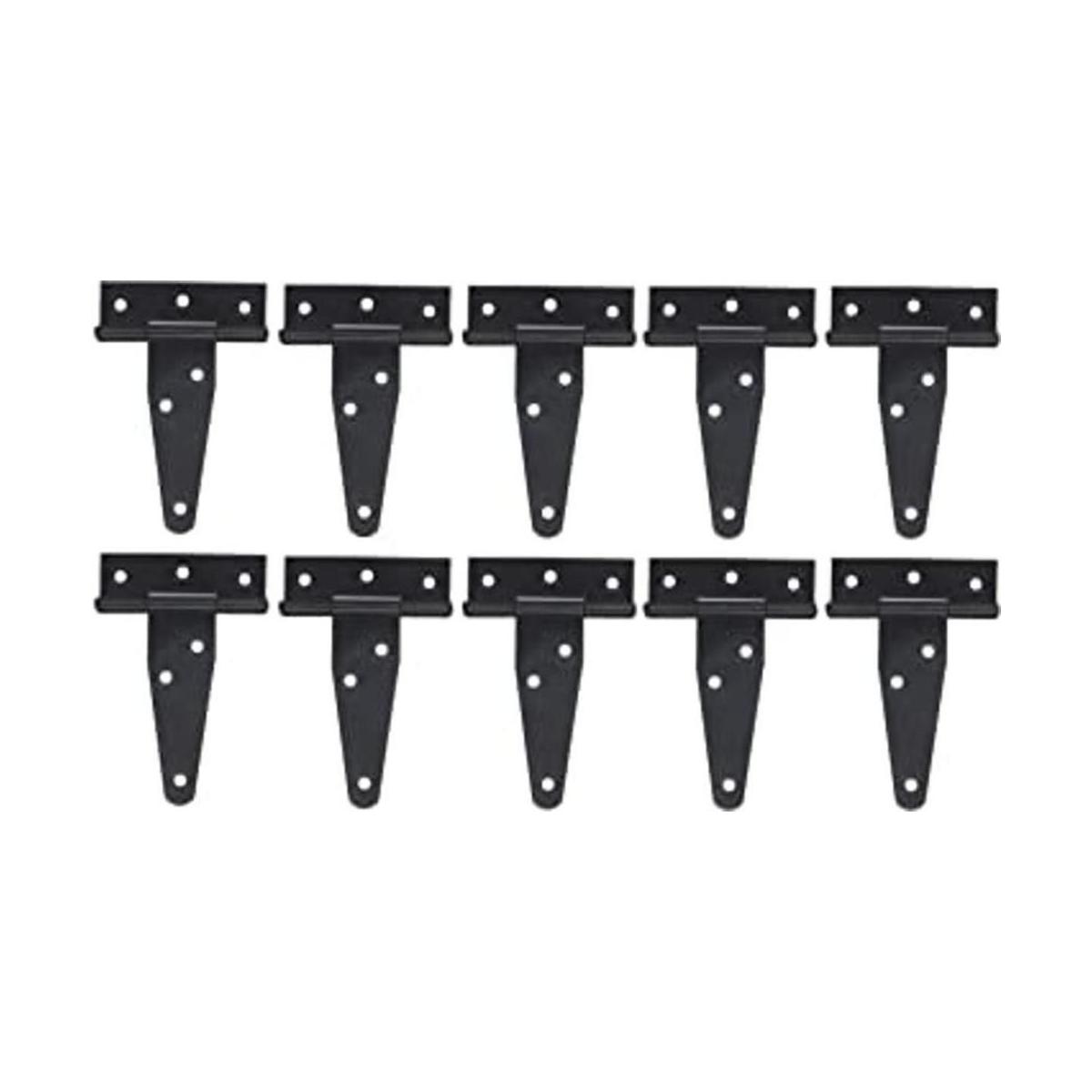 FGen 10pcs bisagra galvanizada en forma de T de 3.0 in