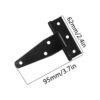 FGen 10pcs bisagra galvanizada en forma de T de 3.0 in_2
