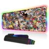Imegny Alfombrilla de mouse RGB grande extendida suave_1