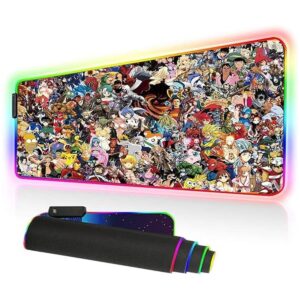 Imegny Alfombrilla de mouse RGB grande extendida suave_1