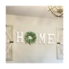 LOSOUR Letras para el hogar con corona decoración de casa