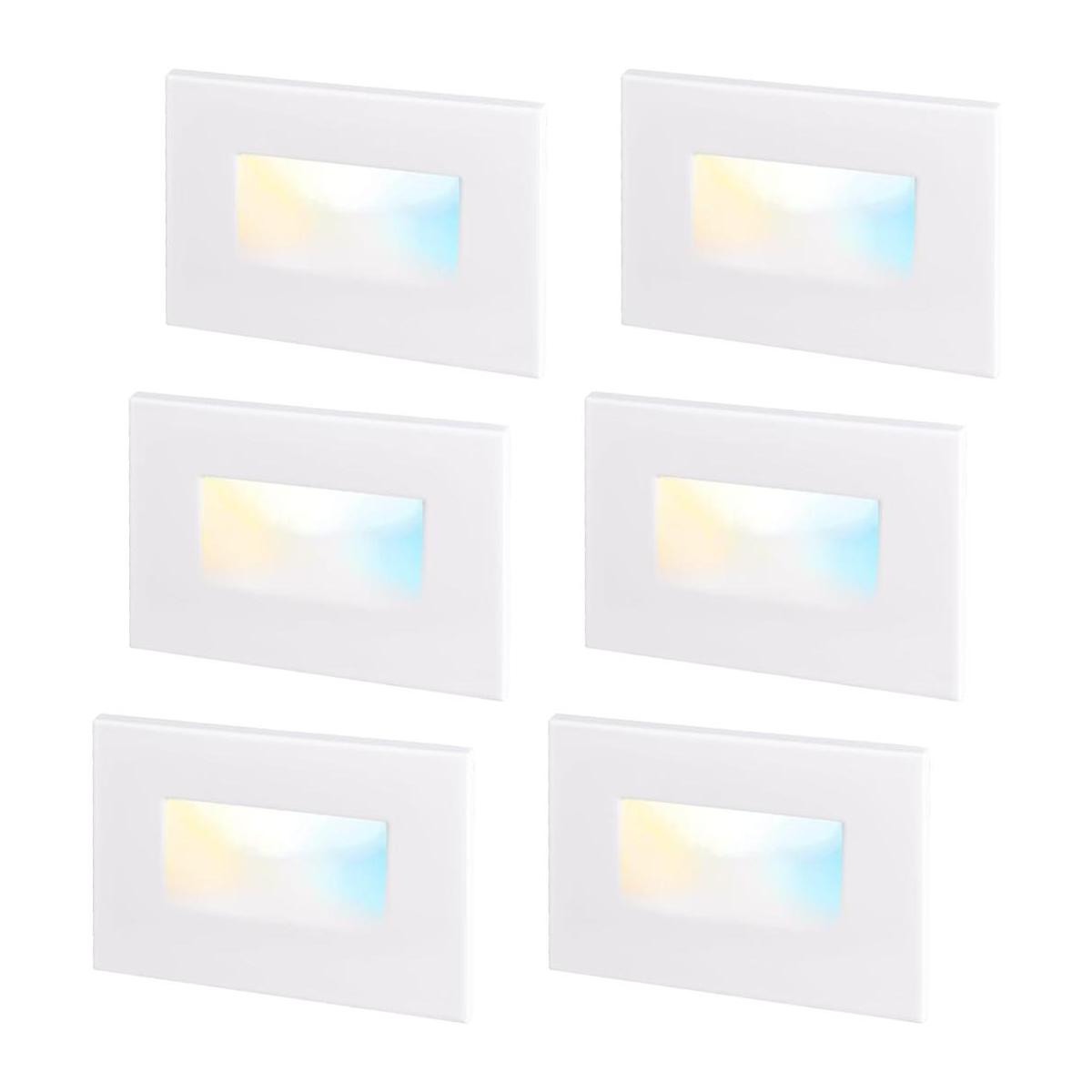 LEONLITE Luces LED de 3.5 W y 150 LM luces de escalera