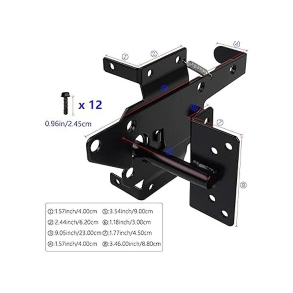 Pestillos de puerta para vallas de madera de alta