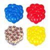 Globos de látex rojos amarillos y azules con globos de_4
