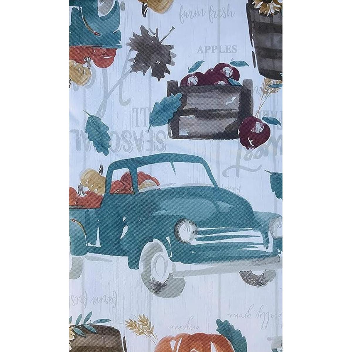 Farm Fresh Fall Harvest Mantel de franela de vinilo de