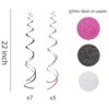 EsRinse Minnie Swirl decoraciones colgantes 30pcs_3