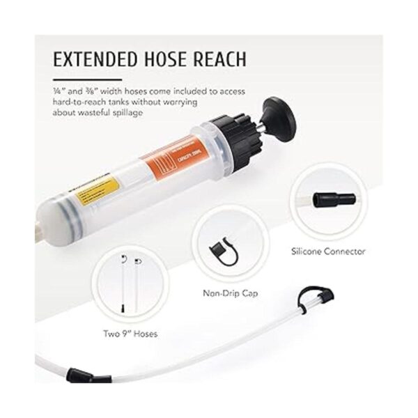 Orion Motor Tech Extractor de líquido manual de 6.8 fl oz_2