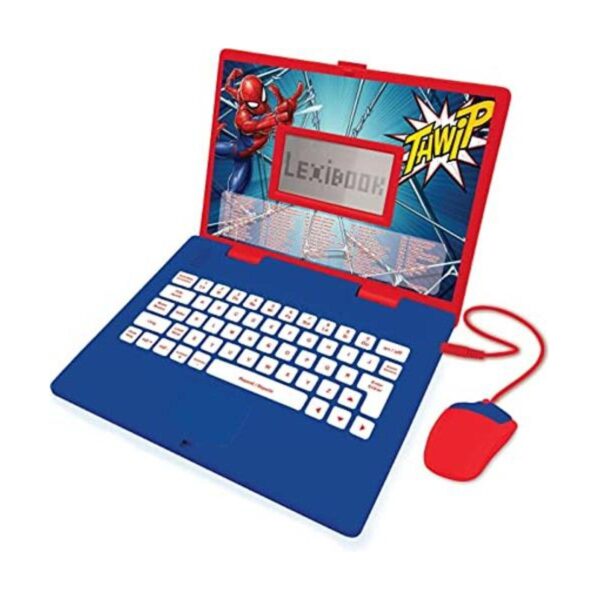 LEXiBOOK SpiderMan Laptop educativa y bilinge en_1