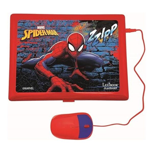 LEXiBOOK SpiderMan Laptop educativa y bilinge en_2