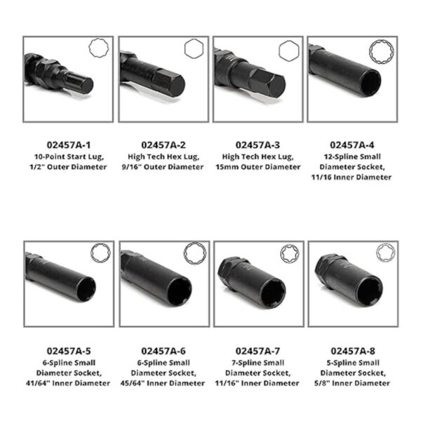 NEIKO 02457A 16 piezas SAE métrico universal de bloqueo