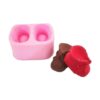 3D hecho punto bebé zapatos de silicona fondant moldes_4