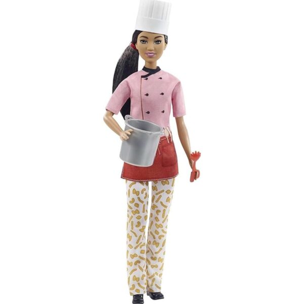 Barbie Pasta Chef Muñeca morena 12 pulgadas con parte_1