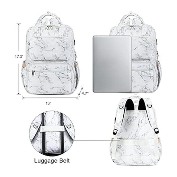 Mochila escolar con diseño de girasol para laptop con_2