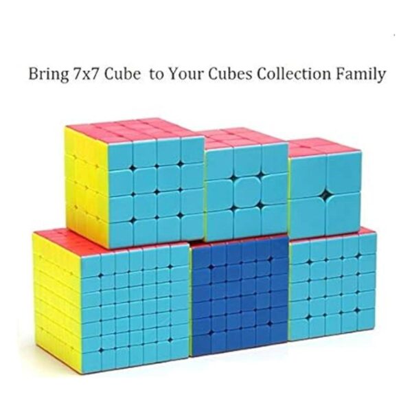 BestCube Cubo de 7 x 7 pulgadas sin calcomanías Qixing_4