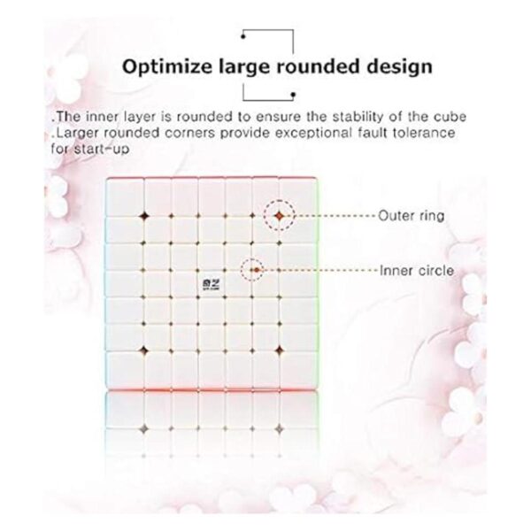 BestCube Cubo de 7 x 7 pulgadas sin calcomanías Qixing_3