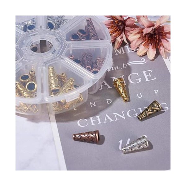 PH PandaHall 80 conos de aretes de 4 colores para hacer