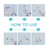 PH PandaHall 80 conos de aretes de 4 colores para hacer