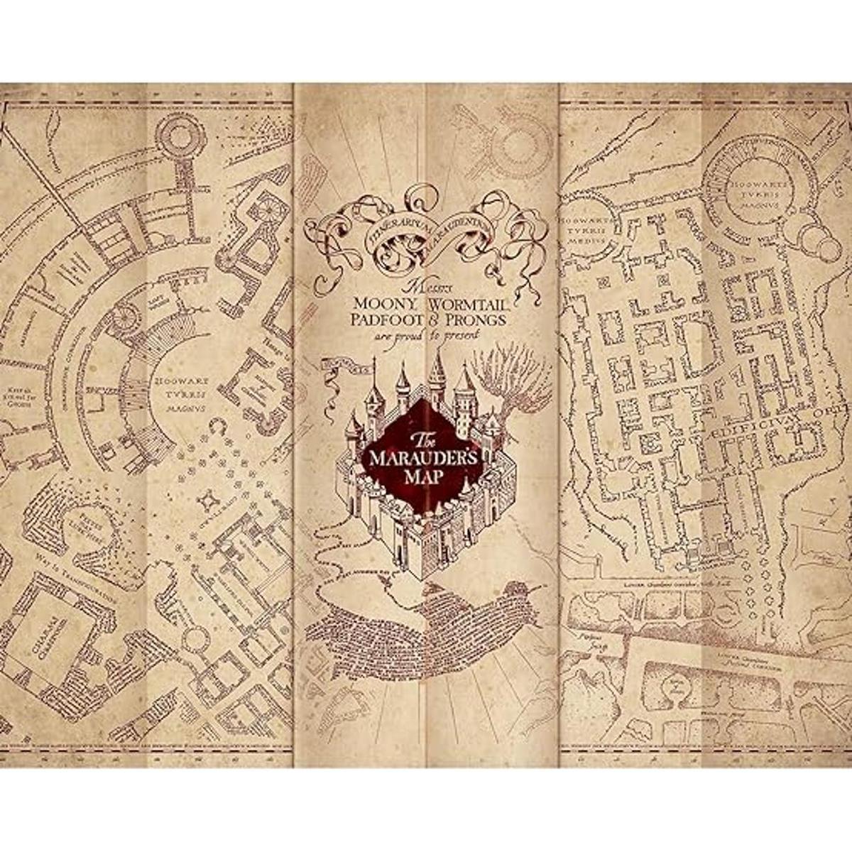 Paladone Rompecabezas de mapa de merodeador de Harry