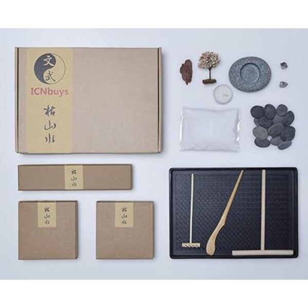 ICNBUYS Juego de candelabros de jardín zen hecho a mano_4