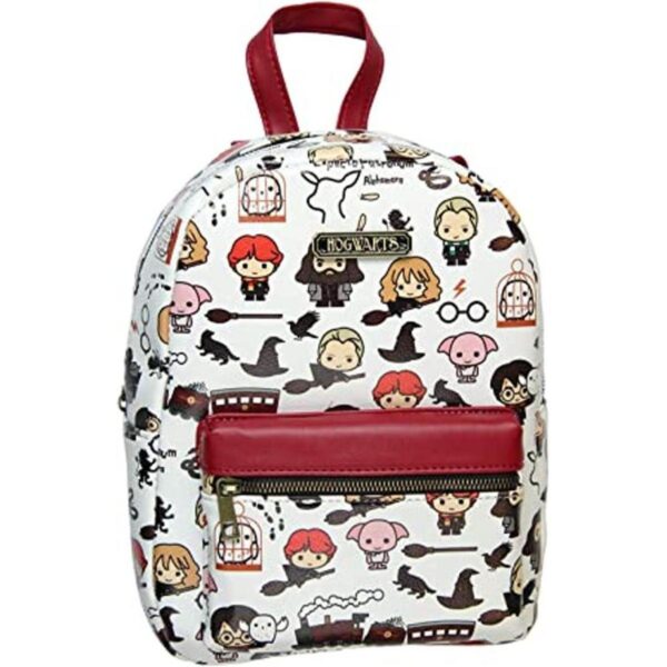 Harry Potter Allover Chibi Character Pattern Faux Leather_1