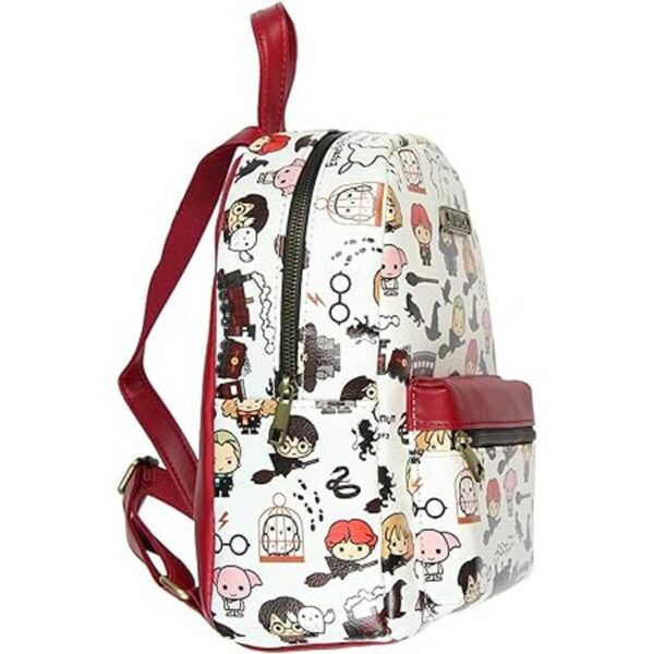 Harry Potter Allover Chibi Character Pattern Faux Leather_2