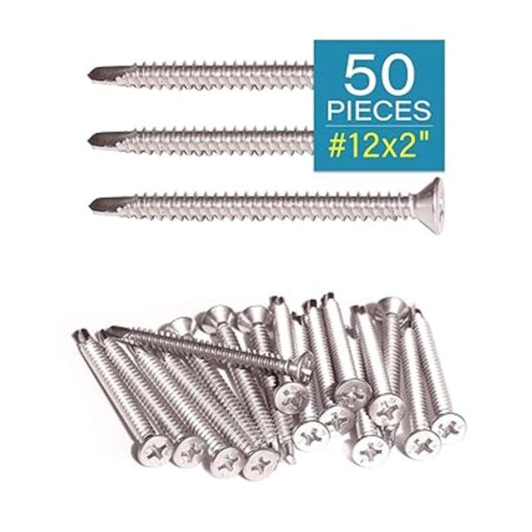 IMScrews 50 tornillos autoperforantes Phillips de cabeza_2