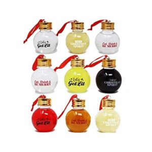 Joiedomi Juego de 9 adornos de Navidad de bola de 1.7