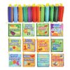 JOYIN 12 libros de baño para bebés tela no tóxica suave_1