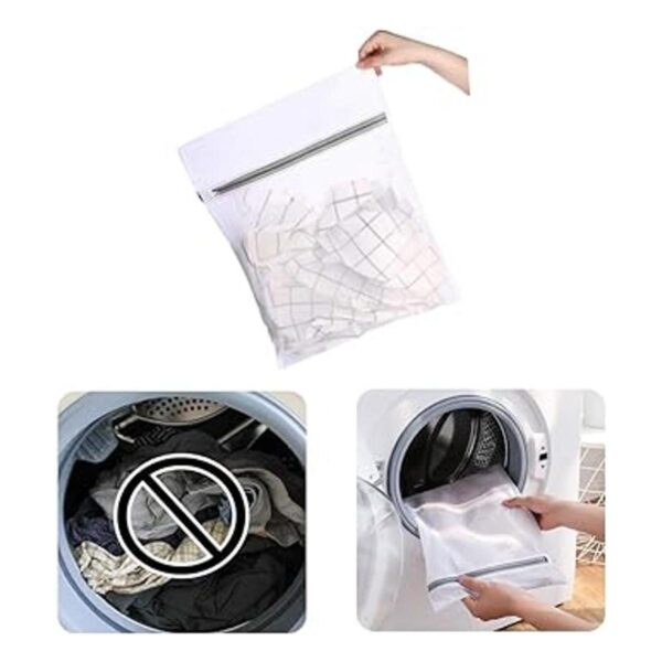 Paquete de 8 bolsas de malla para lavandería bolsa de