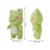 CAZOYEE Rana de peluche animale de peluche esponjoso con_3