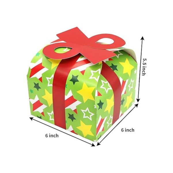 JOYIN 24 cajas de regalo de Navidad 3D con lazo para las_6