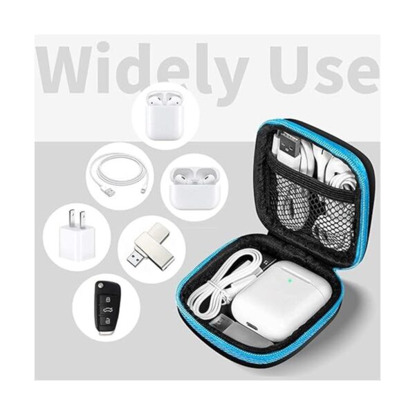 MOLOVA Paquete de 5 fundas cuadradas para auriculares de_2