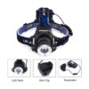 Linterna frontal de 4 colores con zoom LED con luz blanca_4