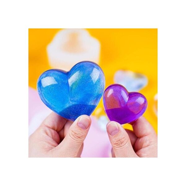 NiArt Epoxy Resina 3D Forma de corazón DIY Casting Craft