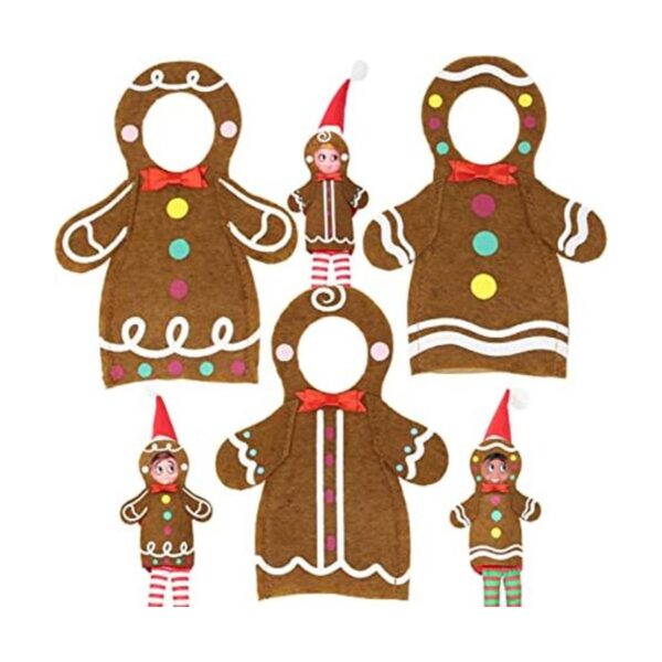 JOYIN 3 paquetes de pan de jengibre Santa Couture Set para_1