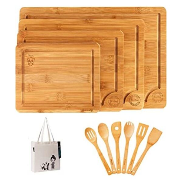 Juego de tablas de cortar de madera tablas de cortar de_1