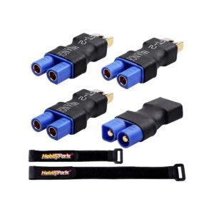 Hobbypark T Plug Deans Style to EC3 Conector Plugs Adapter_1