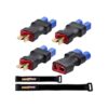 Hobbypark T Plug Deans Style to EC3 Conector Plugs Adapter_2