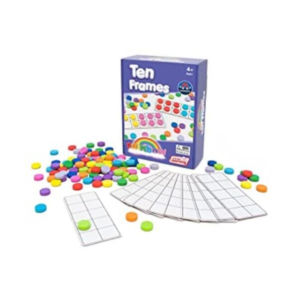 Junior Learning Juego de diez marcos arcoíris multicolor_1