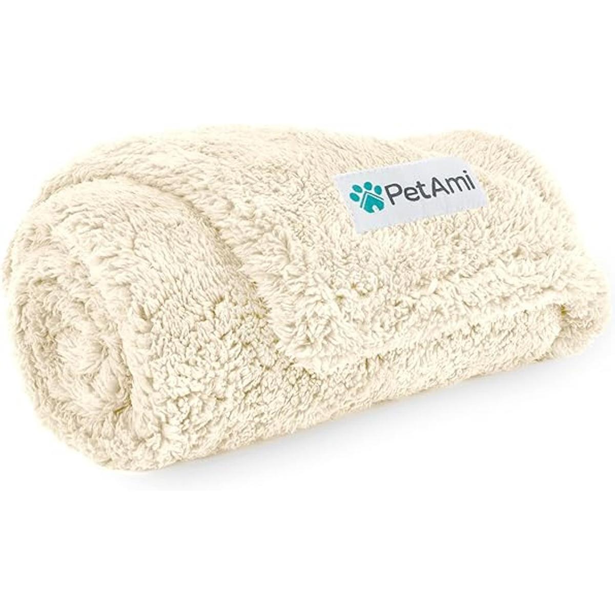 PetAmi Manta de forro polar impermeable para perros