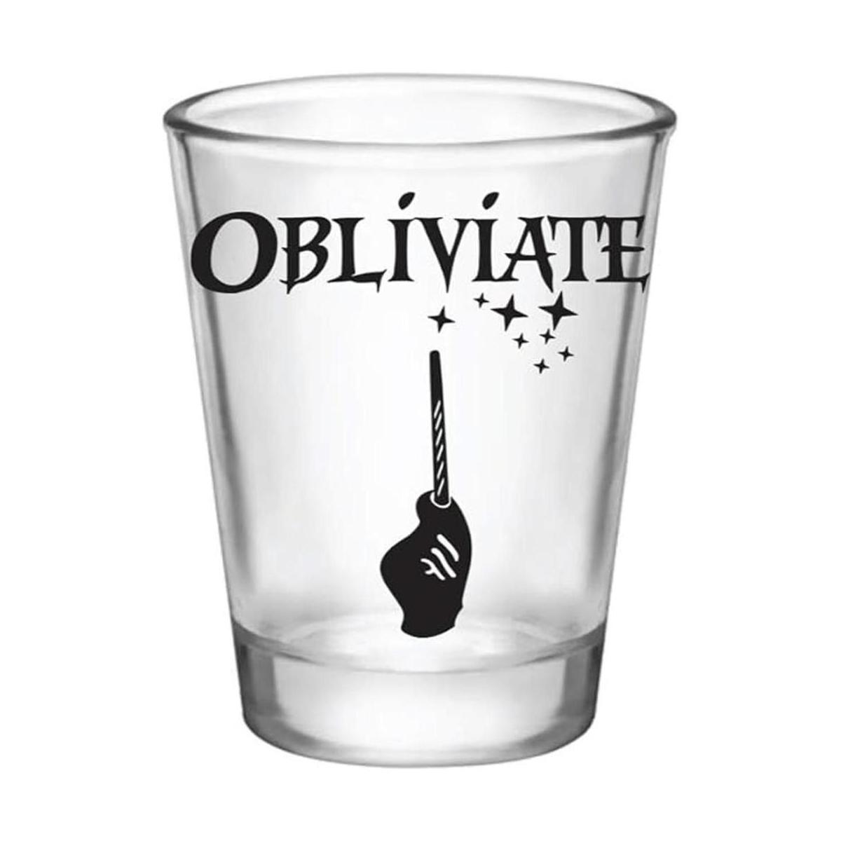 Obliviate Shot GlassWizard Gifts Vaso de chupito de