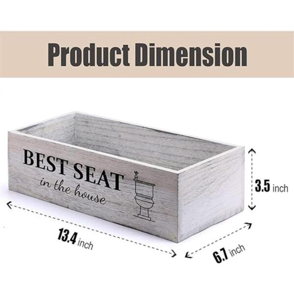 CuffUp Bathroom Decor Box2 Sides of Funny Signs Farmhouse_4